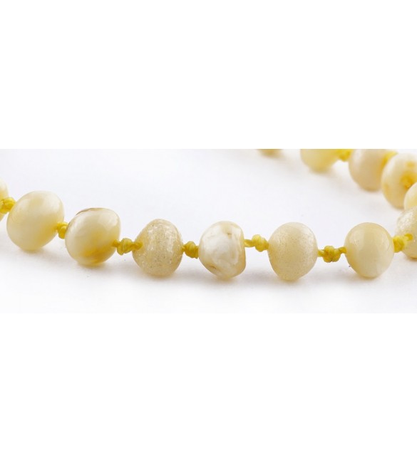 Amber baby Bracelets Polished Milky Amber baby Bracelets Polished Milky