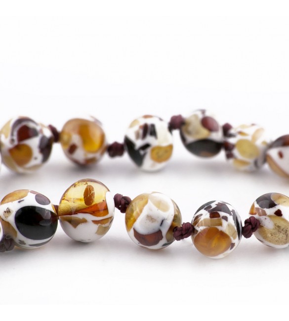 Amber baby Bracelets Polished Mosaic Amber baby Bracelets Polished Mosaic