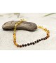 Amber baby necklace Baroque Polished Rainbow
