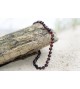 Amber Adult necklace Baroque Polished Cherry