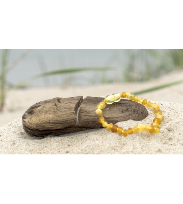 Amber baby Bracelets Baroque Raw Honey Amber baby Bracelets Baroque Raw Honey