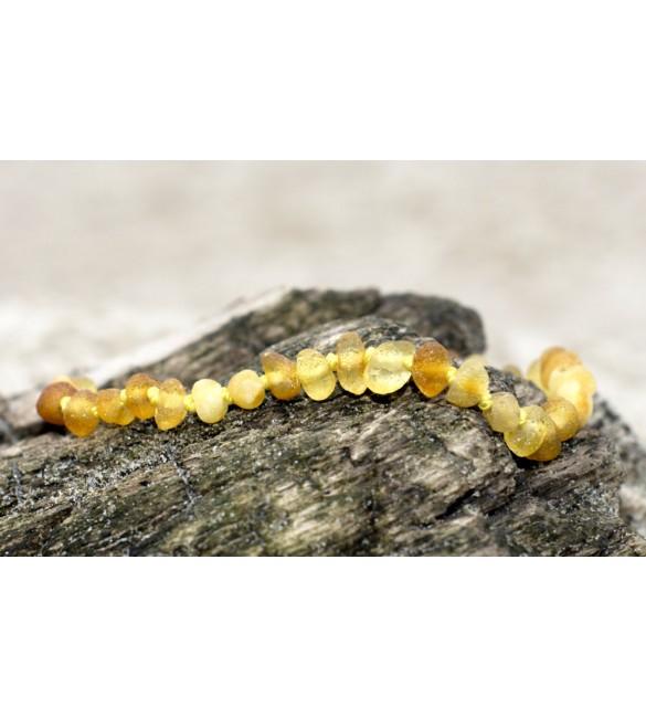 Amber Adult Bracelets Baroque Raw Honey Amber Adult Bracelets Baroque Raw Honey