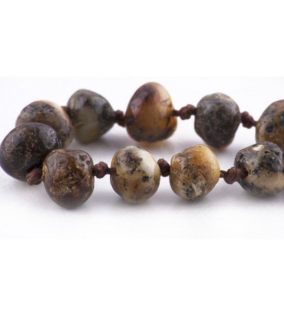 Amber Adult Bracelets Baroque Raw Green Amber Adult Bracelets Baroque Raw Green
