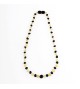 Amber baby necklace Baroque Raw Milk-Cherry