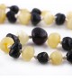Amber Adult necklace Baroque Raw Milk-Cherry