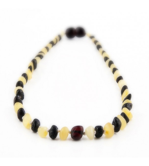 Amber Adult necklace Baroque Raw Milk-Cherry Amber Adult necklace Baroque Raw Milk-Cherry
