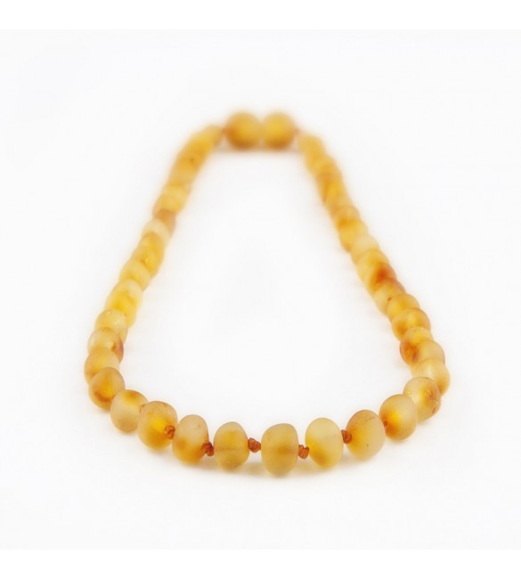Amber Adult necklace Baroque Raw Honey Amber Adult necklace Baroque Raw Honey