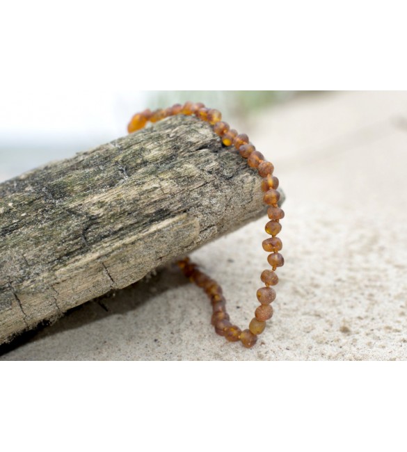 Amber Adult necklace Baroque Raw Cognac Amber Adult necklace Baroque Raw Cognac