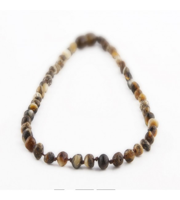 Amber Adult necklace Baroque Raw Green Amber Adult necklace Baroque Raw Green