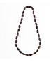 Amber Baby necklace Bean Polished Cherry
