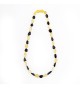 Amber Baby necklace Bean Polished Cherry-Lemon