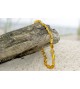 Amber Adult necklace Bean Polished Honey