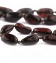 Amber Adult necklace Bean Polished Cherry