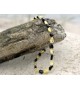 Amber Adult necklace Bean Polished Cherry-Lemon